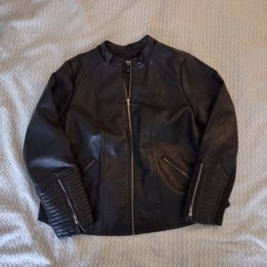 "Leather" style jacket